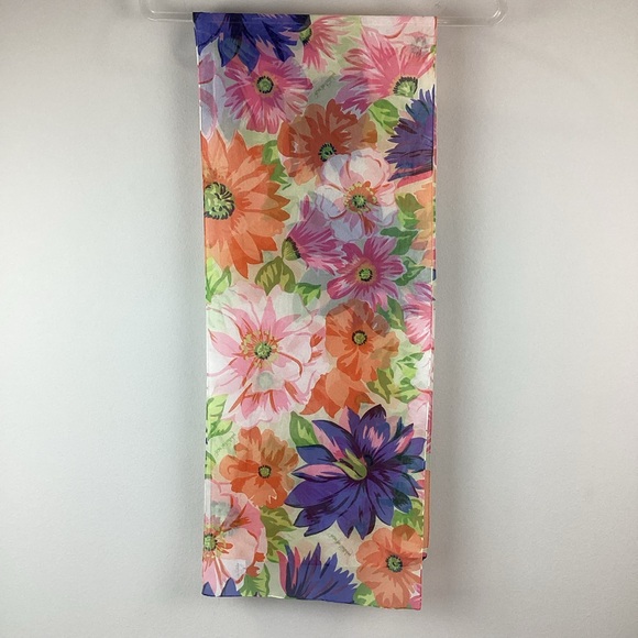 Diane Von Furstenberg The Color Authority Floral Scarf